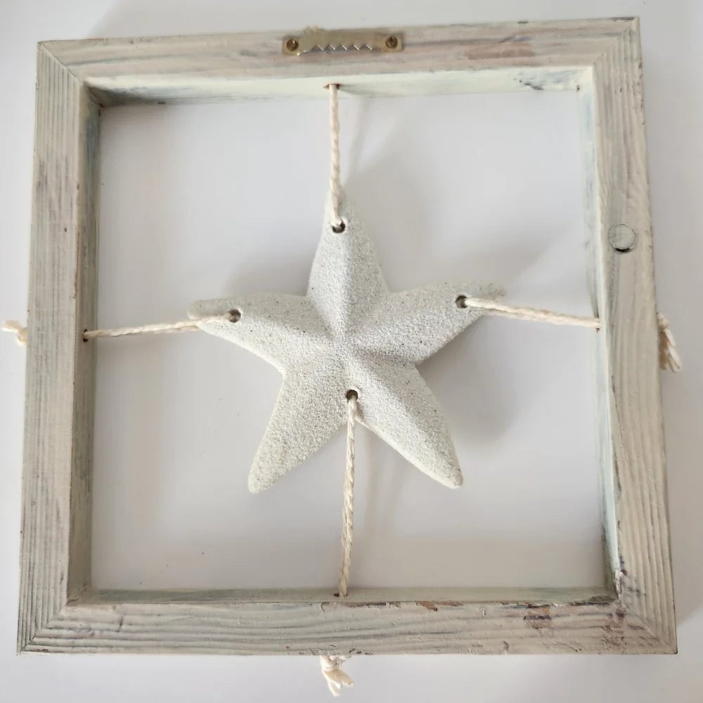 Rustic White Star Wall Decor - Picture 4 of 8